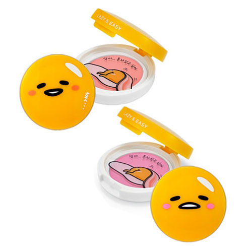 Holika Holika Gudetama Lazy & Easy Jelly Dough Blusher CR01 (Grapefruits Jelly) 0.21oz Holika Holika Gudetama Lazy & Easy Jelly Dough Blusher CR02 (Plum Jelly) 0.21oz