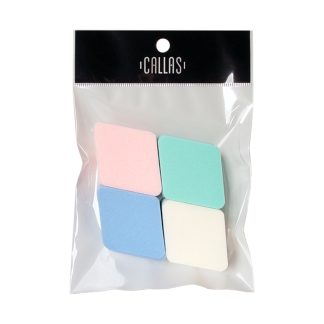 Callas Four Color Diamond Sponge Puff (CMP-NO10) x 12 Pkgs