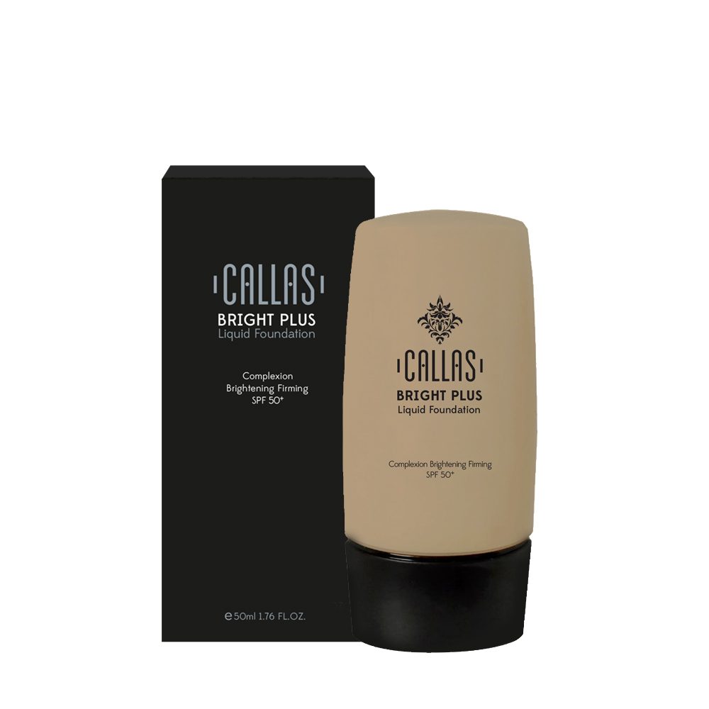 Callas Bright Plus Liquid Foundation #2 -SPF50-(Natural Beige) (1.76 oz/50 ml) Callas Bright Plus Liquid Foundation #2 -SPF50-(Natural Beige) (1.76 oz/50 ml)