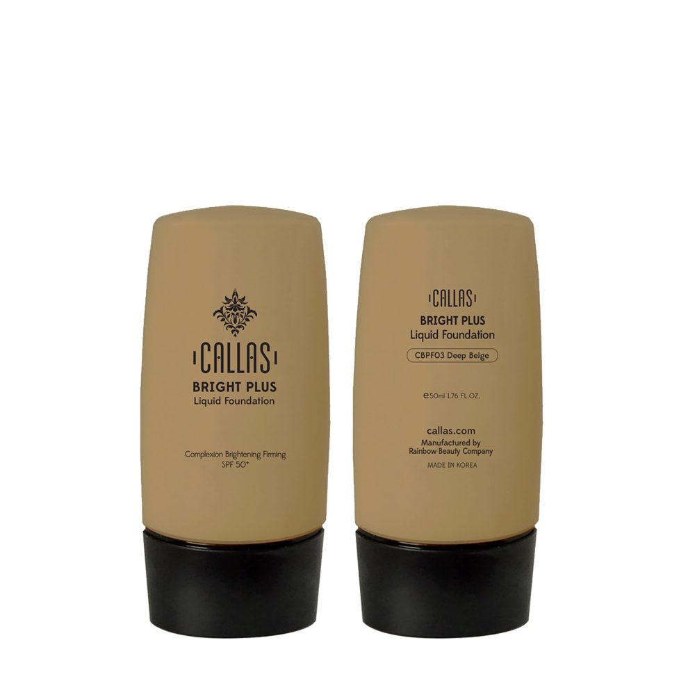 Callas Bright Plus Liquid Foundation #3 -SPF50-(Deep Beige) (1.76 oz/50 ml) Callas Bright Plus Liquid Foundation #3 -SPF50-(Deep Beige) (1.76 oz/50 ml)