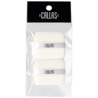 Callas Flocking Square Puff 2pcs (CMP-N07) x 12 Packages