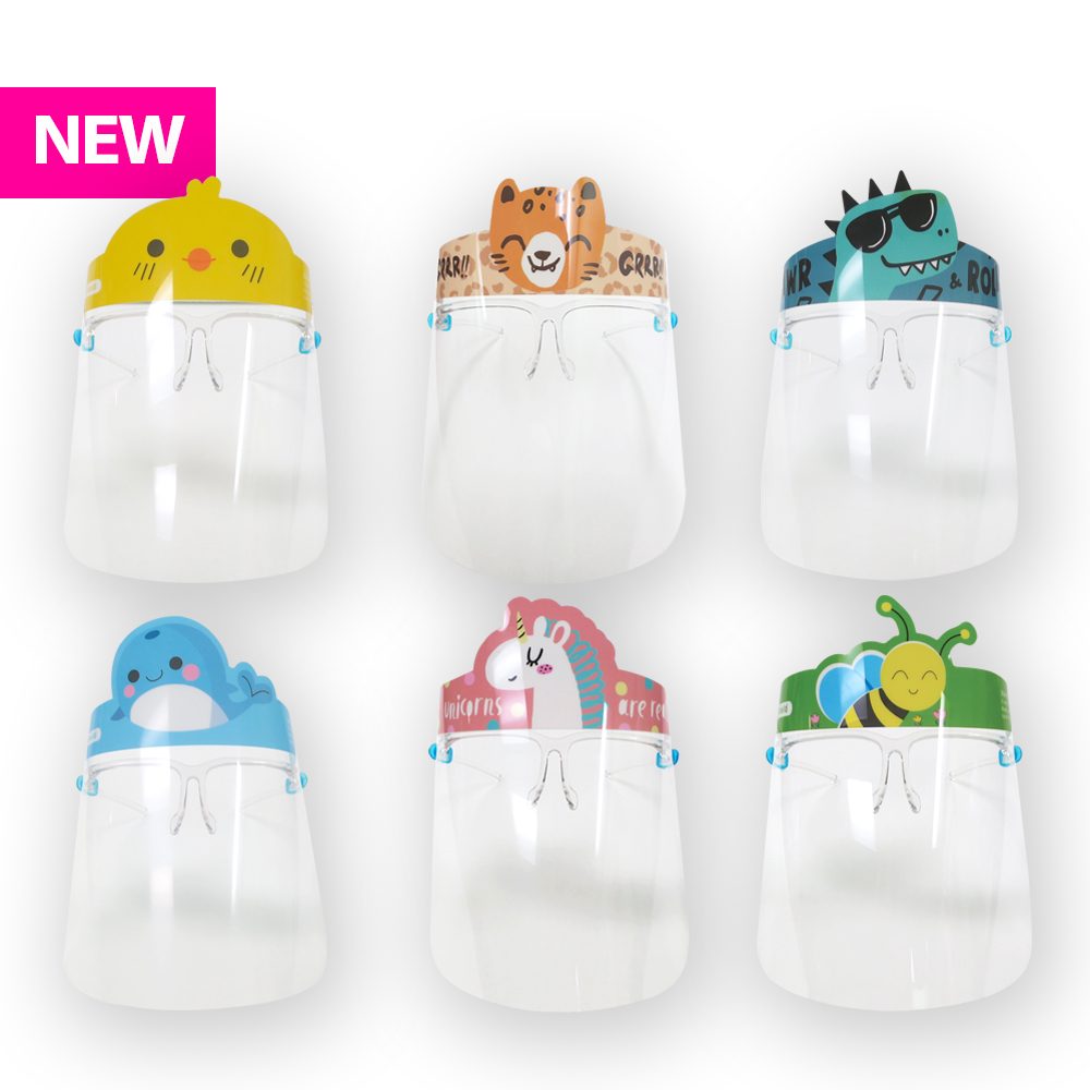Glass Shield Mask (Mixed for Children) 5pcs Glass Shield Mask (Mixed for Children) 5pcs