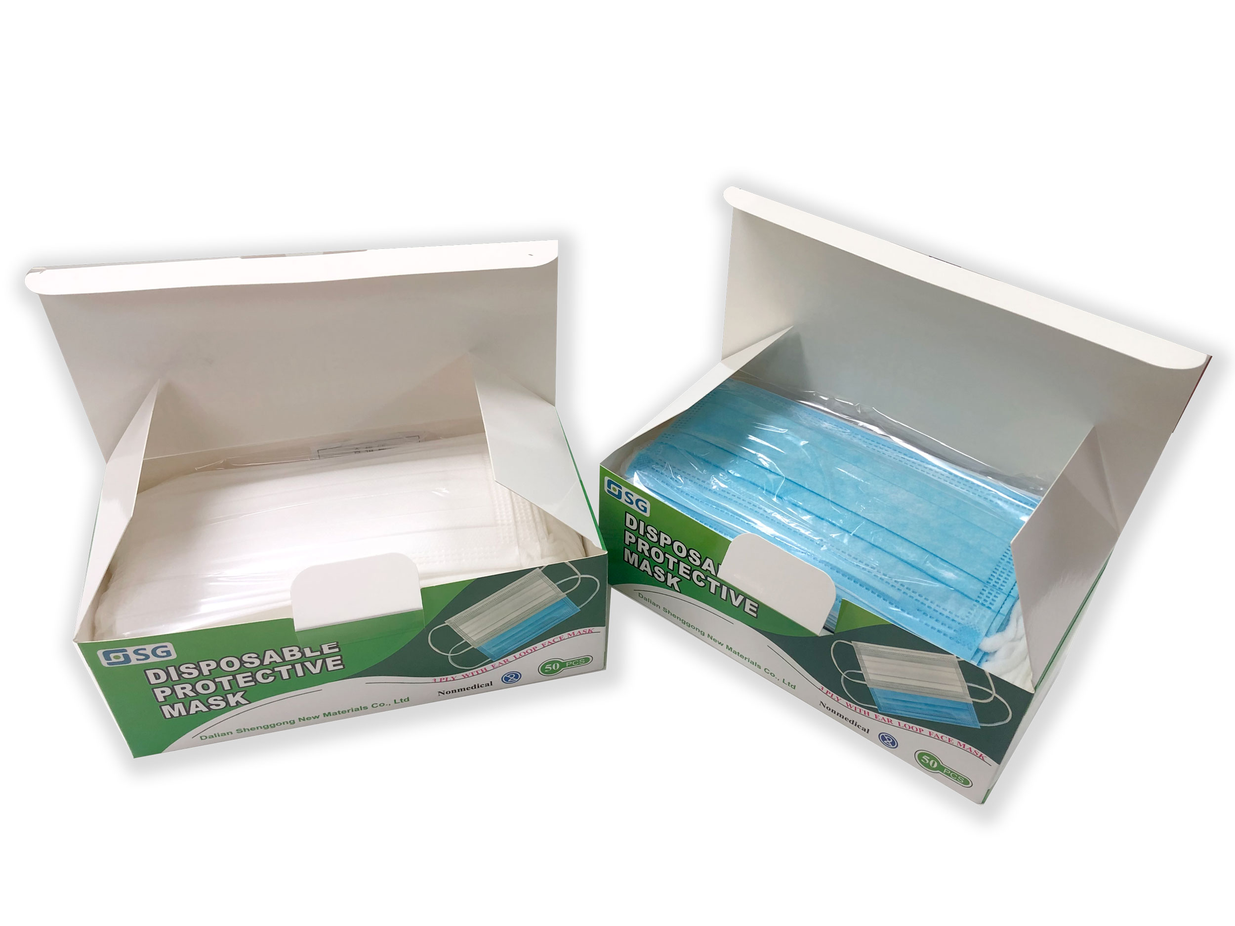 Disposable Protective Mask White Color - 1 BOX 50 pcs Disposable Protective Mask White Color - 1 BOX 50 pcs