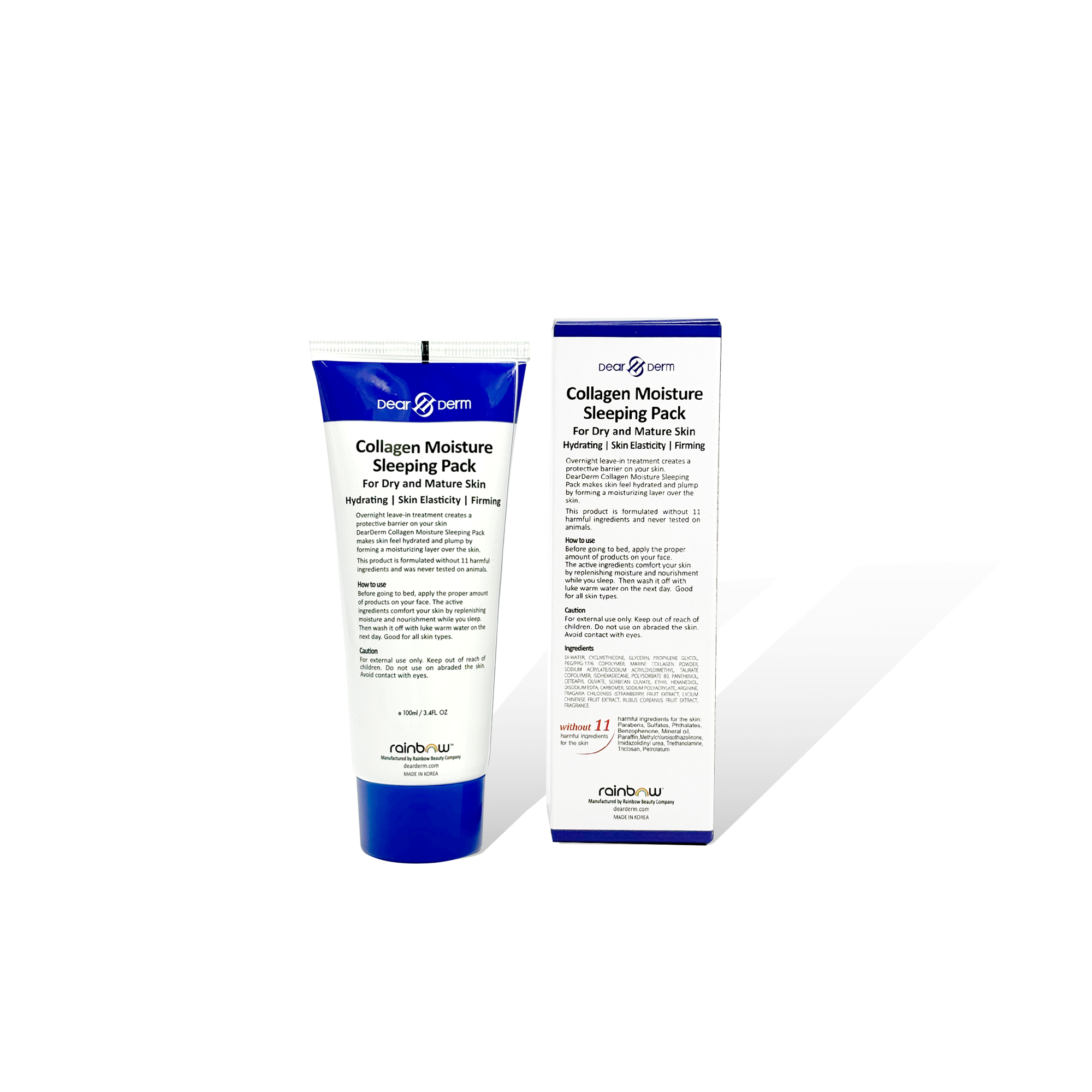 Dearderm Collagen Moisture Sleeping Pack For Dry and Mature Skin Dearderm Collagen Moisture Sleeping Pack For Dry and Mature Skin