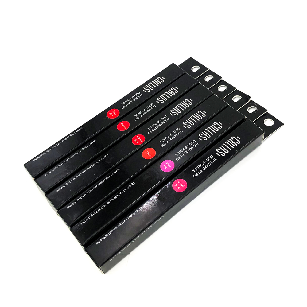 Callas The Make Up Pro Duo Lip Pencil #06 (Vivid Pink) Callas The Make Up Pro Duo Lip Pencil #01 (Velvet Red)