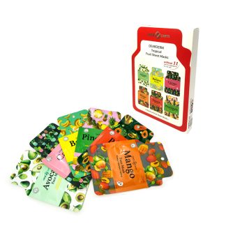 Dearderm Tropical 6 Kinds Fruit Sheet Mask Set