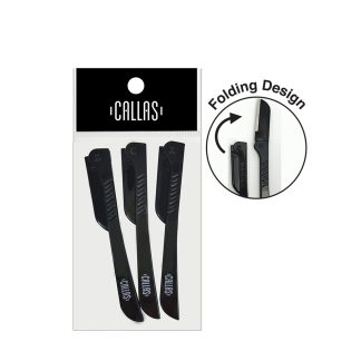 Callas Eyebrow & Face Touch Up Razor (3pcs) x 10pack