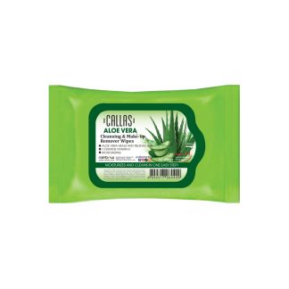 Callas Cleansing & Make-up Remover Wipes 30 Wipes - Aloe Vera X 12 Pieces