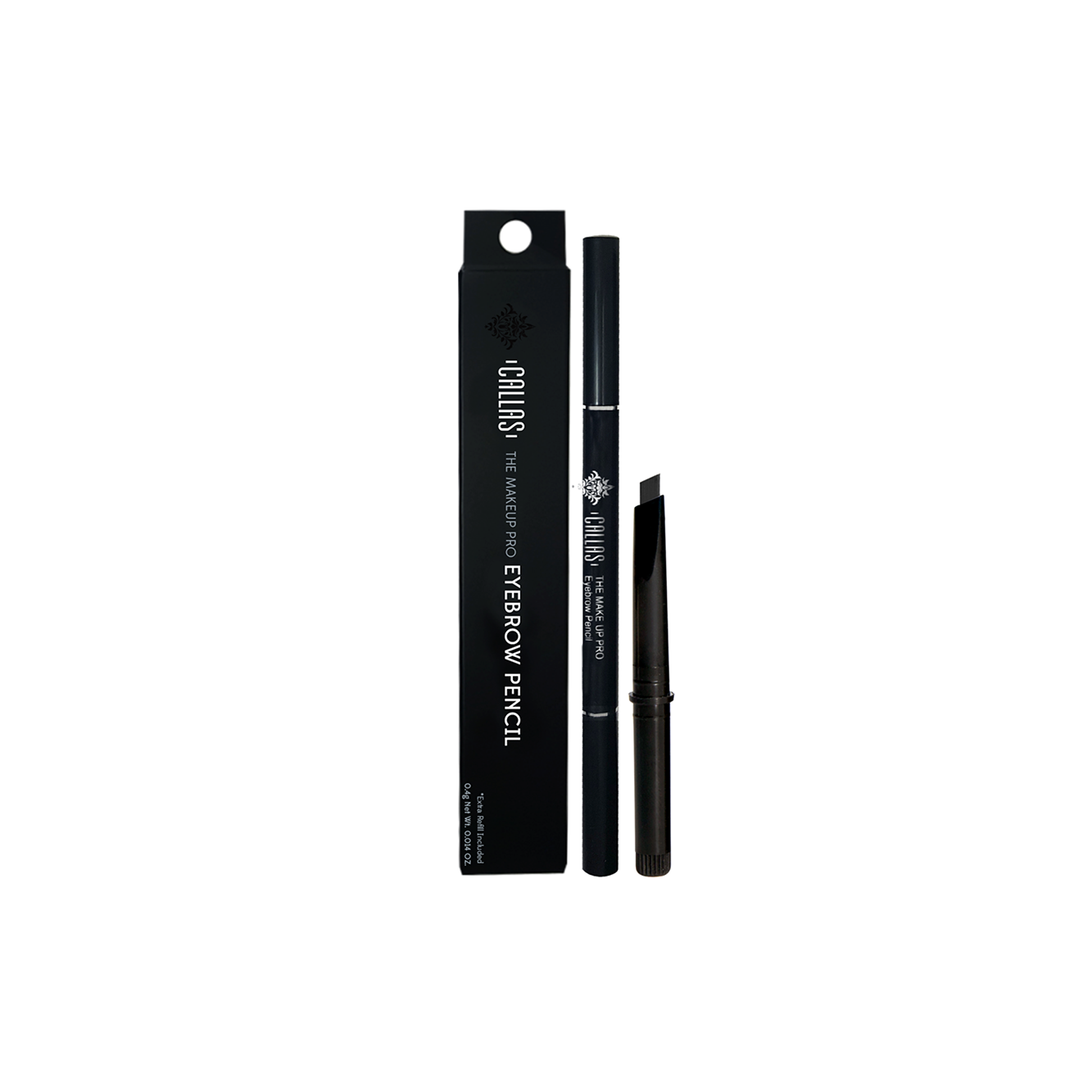 Callas The Make Up Pro Eyebrow Pencil #5 (Black) With 1 Refill Cartridge Callas The Make Up Pro Eyebrow Pencil #5 (Black) With 1 Refill Cartridge