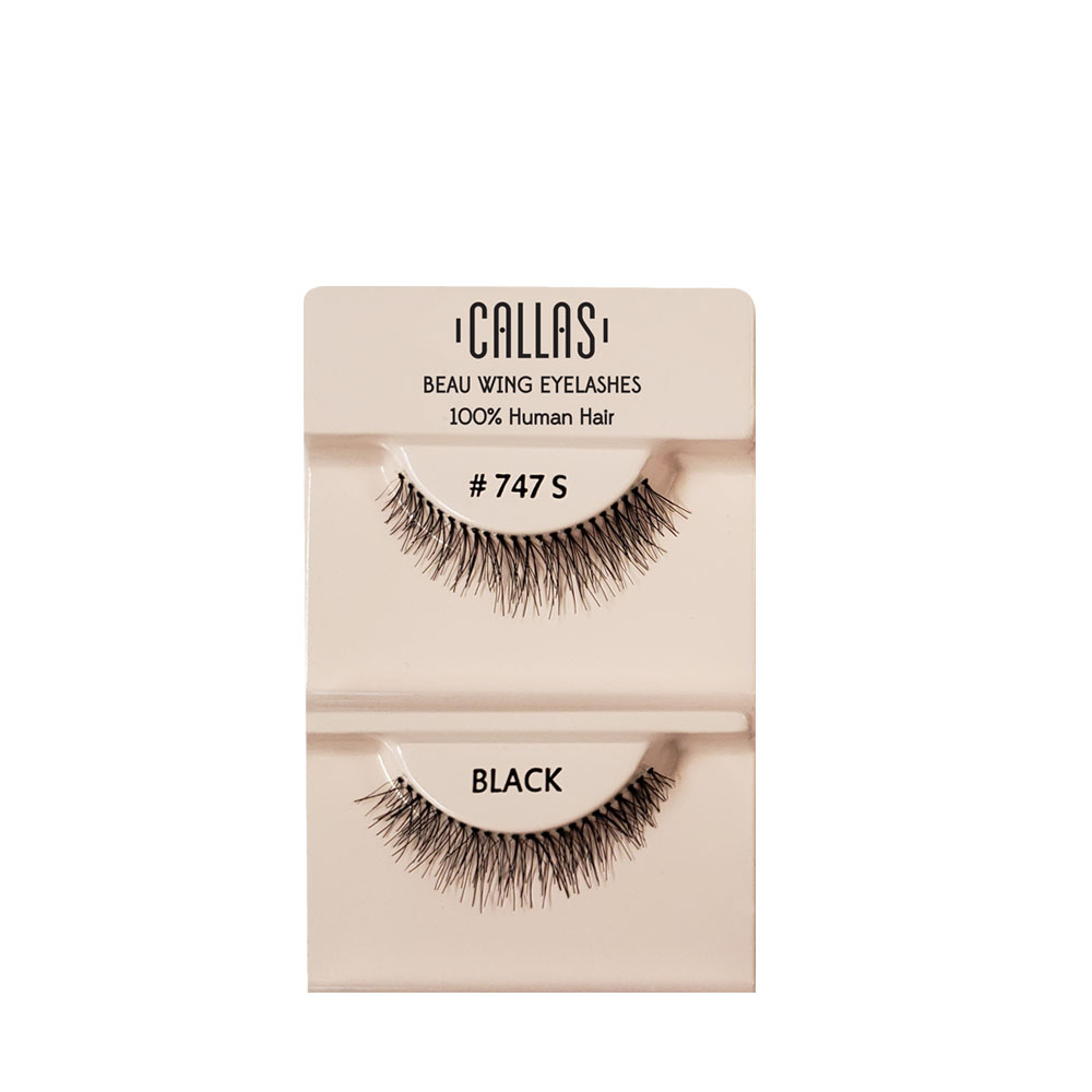 Callas Beau Wing Eyelashes #747 S (1 pair x Minimum 12 sets) Callas Beau Wing Eyelashes #747 S (1 pair x Minimum 12 sets)