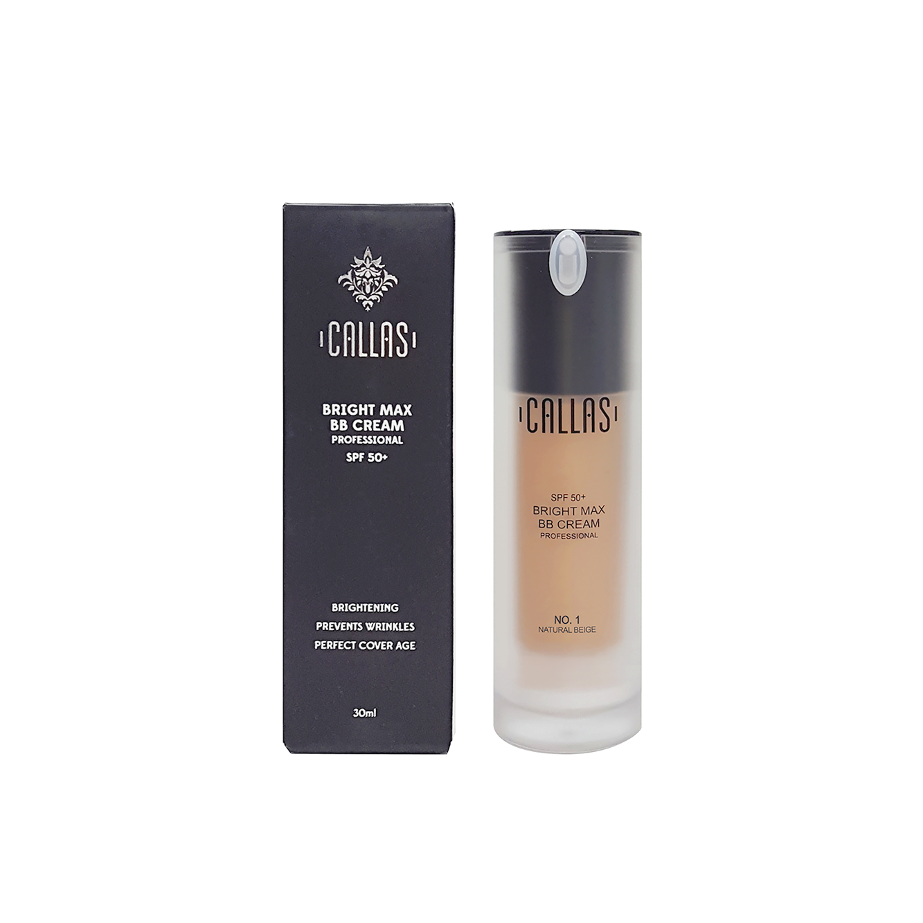 Callas Bright Max BB cream Professional SPF 50 (01 Natural Beige) 30ml Callas Bright Max BB cream Professional SPF 50 (01 Natural Beige) 30ml