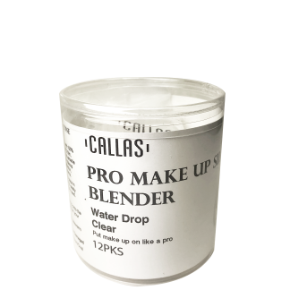 Callas Pro Makeup Silicone Blender Water Drop 1Box-12 Pieces