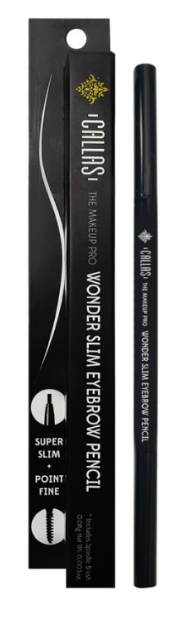 Callas The Make Up Pro Wonder Slim Eyebrow Pencil #03 Dark Brown Callas The Make Up Pro Wonder Slim Eyebrow Pencil #02 Middle Brown