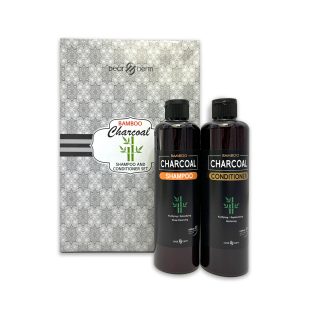Dearderm Bamboo Charcoal Shampoo & Conditioner Set 2PCS SET