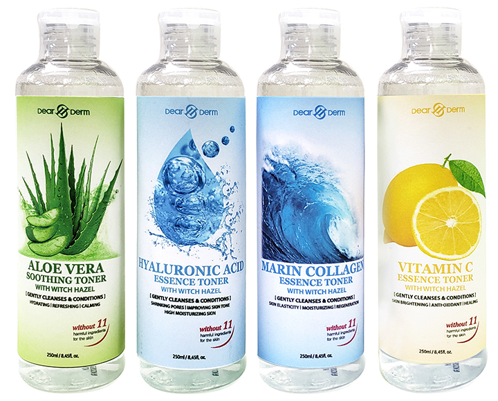 DearDerm Vitamin C Essence Toner with Witch Hazel Dearderm Marine Collagen Essence Toner With Witch Hazel