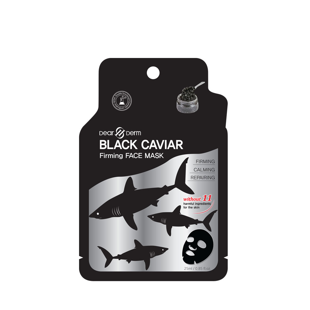 Dearderm Black Caviar Firming Face Mask Dearderm Black Caviar Firming Face Mask