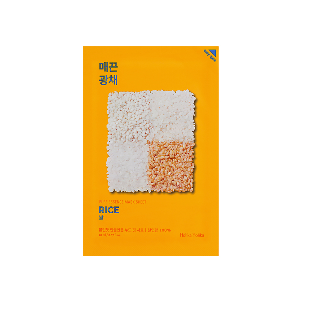 Holika Holika Pure Essence Mask Sheet - Rice (10pcs) Holika Holika Pure Essence Mask Sheet - Rice (10pcs)