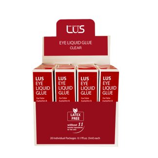 Lus Eye Liquid Glue With Display(Clear) x 20 pcs