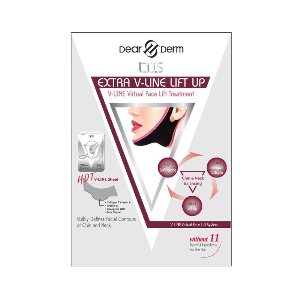 Dearderm Lus Extra V-Line Lift Up (Beauty V-Line Face) - Band + 7 Sheets Dearderm Lus Extra V-Line Lift Up (Beauty V-Line Face) - Band + 7 Sheets