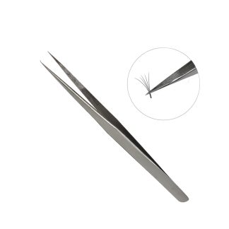 Vetus Stainless Tweezers Volume and Individual Eyelash Extension Application Tool -ST-11  Straight (Very Fine Tip)